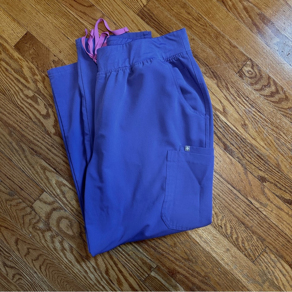 Figs yola skinny scrub pants- amethyst